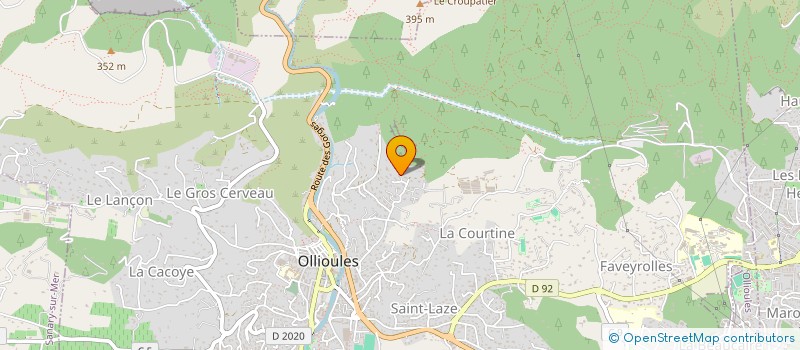 localisation de l'entreprise MONSIEUR PAUL CLEENEWERCK à OLLIOULES