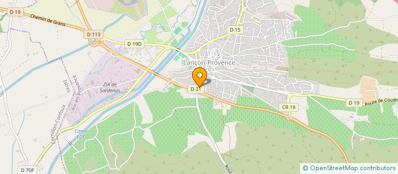 localisation de l'entreprise MONSIEUR PAUL CLEMENT-CHOTTEAU  LANCON-PROVENCE