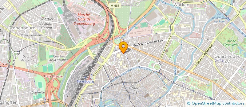 localisation de l'entreprise MONSIEUR PAUL CLOUVEL à STRASBOURG
