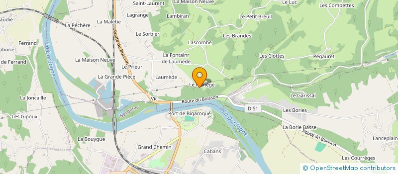 localisation de l'entreprise MONSIEUR PAUL CLULOW  LES EYZIES