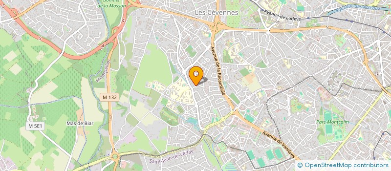 localisation de l'entreprise MONSIEUR PAUL CLUZET DE HENON à MONTPELLIER