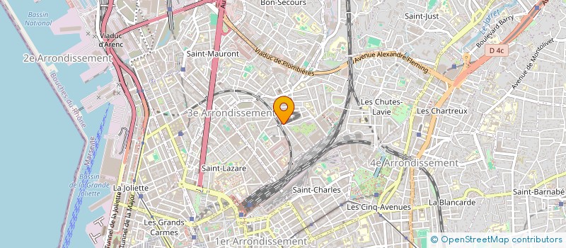 localisation de l'entreprise MONSIEUR PAUL COBBINAH à MARSEILLE