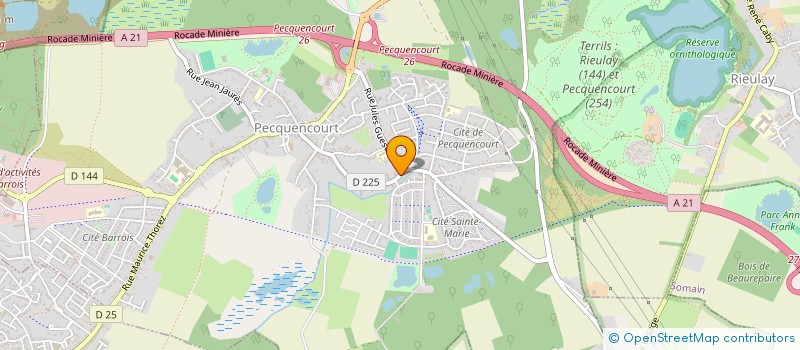 localisation de l'entreprise MONSIEUR PAUL CODRON  PECQUENCOURT