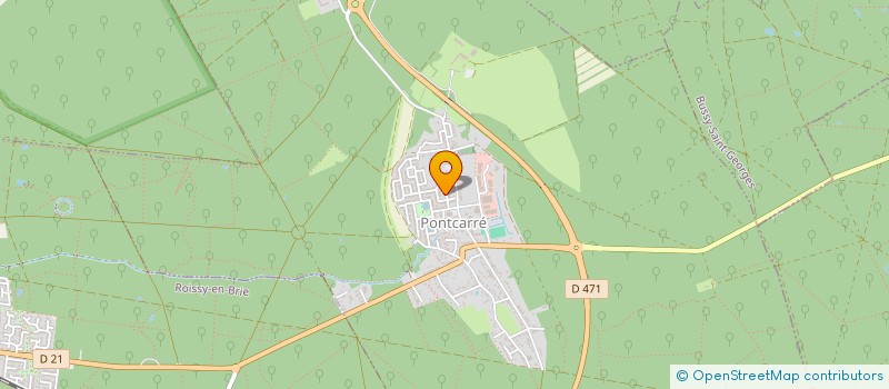 localisation de l'entreprise MONSIEUR PAUL CODY  PONTCARRE