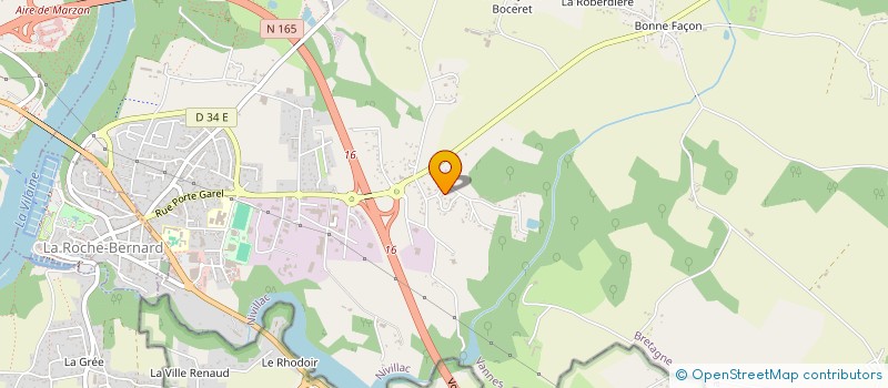 localisation de l'entreprise MONSIEUR PAUL COETMELLEC  NIVILLAC