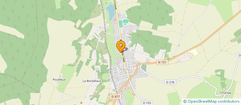 localisation de l'entreprise MONSIEUR PAUL COLAS à VARZY