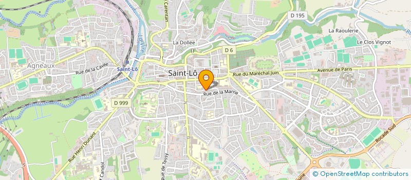 localisation de l'entreprise MONSIEUR PAUL COLLAS  SAINT-LO