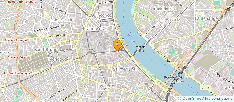 localisation de l'entreprise MONSIEUR PAUL COLOMBERT  BORDEAUX