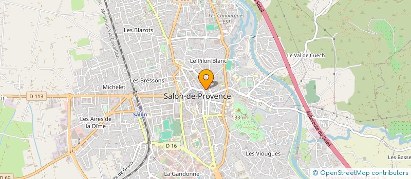 localisation de l'entreprise MONSIEUR PAUL COMBES à SALON-DE-PROVENCE