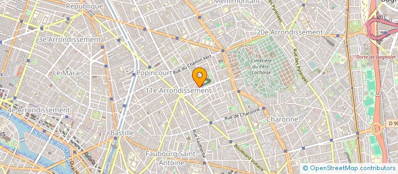 localisation de l'entreprise MONSIEUR PAUL COMETTO  PARIS