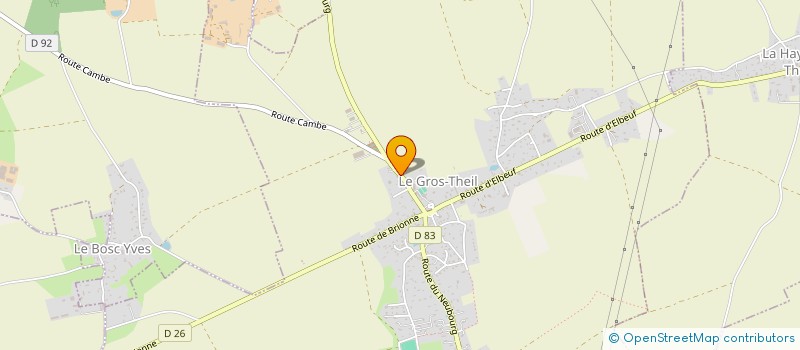 localisation de l'entreprise MONSIEUR PAUL COMONT  LES MONTS DU ROUMOIS