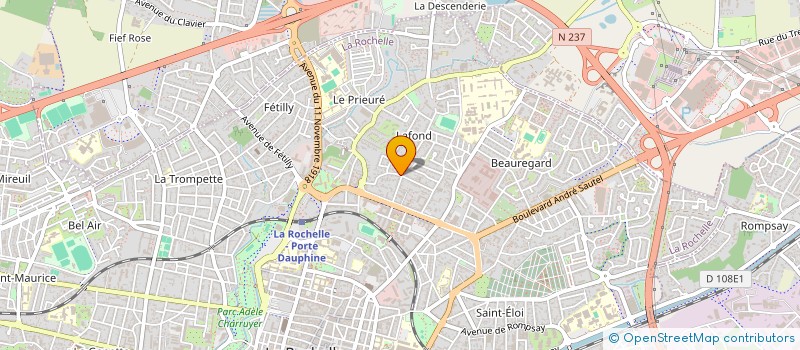 localisation de l'entreprise MONSIEUR PAUL COMPAIN  LA ROCHELLE