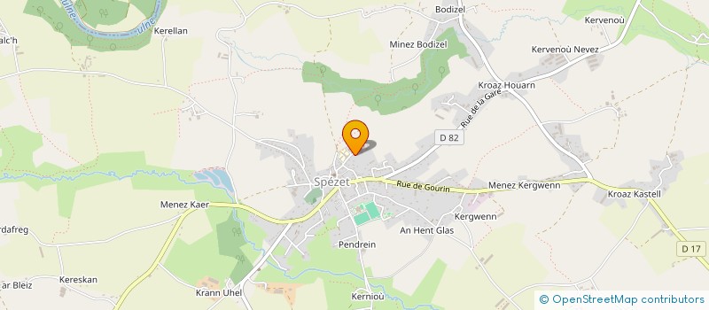 localisation de l'entreprise MONSIEUR PAUL CONAN  SPEZET
