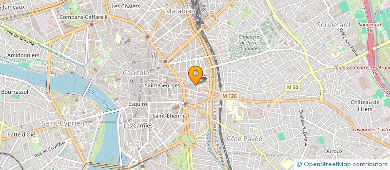 localisation de l'entreprise MONSIEUR PAUL CONDOURET à TOULOUSE