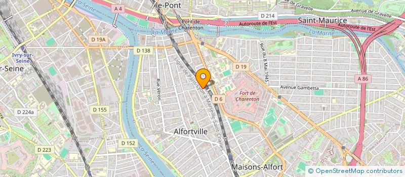 localisation de l'entreprise MONSIEUR PAUL CONEIN  ALFORTVILLE