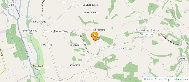 localisation de l'entreprise MONSIEUR PAUL CONESA  BOUTEILLES-SAINT-SEBASTIEN