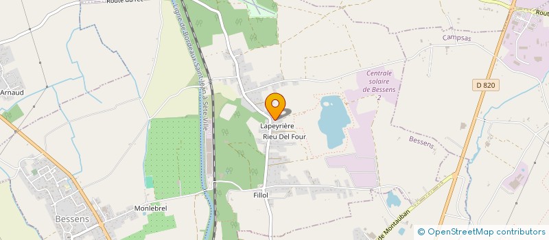 localisation de l'entreprise MONSIEUR PAUL CONTARDO  BESSENS