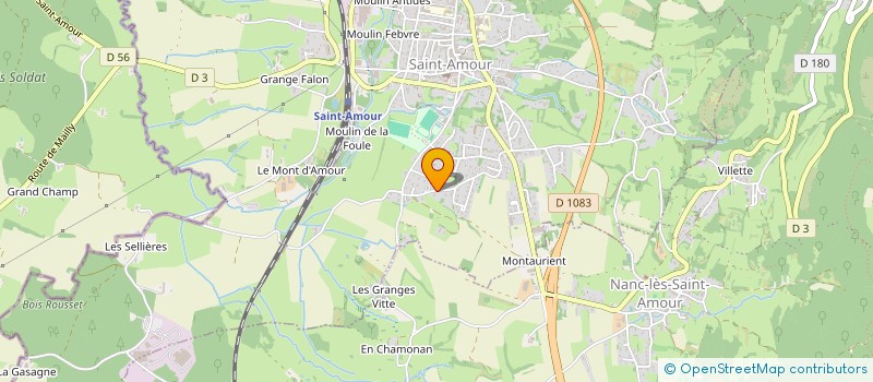 localisation de l'entreprise MONSIEUR PAUL CONVERS à SAINT-AMOUR