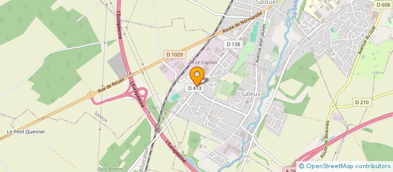 localisation de l'entreprise MONSIEUR PAUL COPPIN  SALEUX