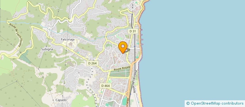 localisation de l'entreprise MONSIEUR PAUL COQUARD à BASTIA