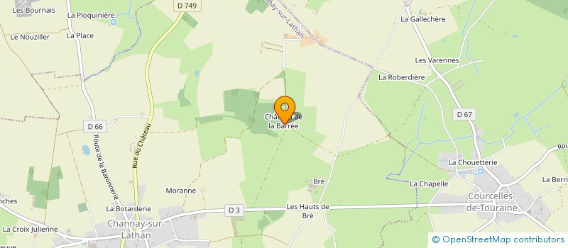 localisation de l'entreprise MONSIEUR PAUL COR BERTRAND à CHANNAY-SUR-LATHAN