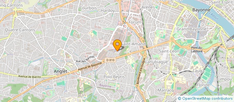 localisation de l'entreprise MONSIEUR PAUL CORIOU à BAYONNE