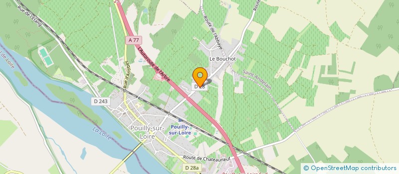 localisation de l'entreprise MONSIEUR PAUL CORNEAU à POUILLY-SUR-LOIRE