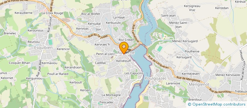 localisation de l'entreprise MONSIEUR PAUL CORNEC  AUDIERNE