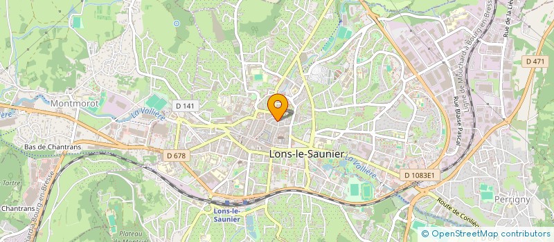 localisation de l'entreprise MONSIEUR PAUL CORRADO-SPERIDAKES  LONS-LE-SAUNIER