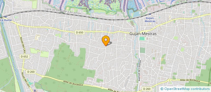 localisation de l'entreprise MONSIEUR PAUL CORSELLO  GUJAN MESTRAS