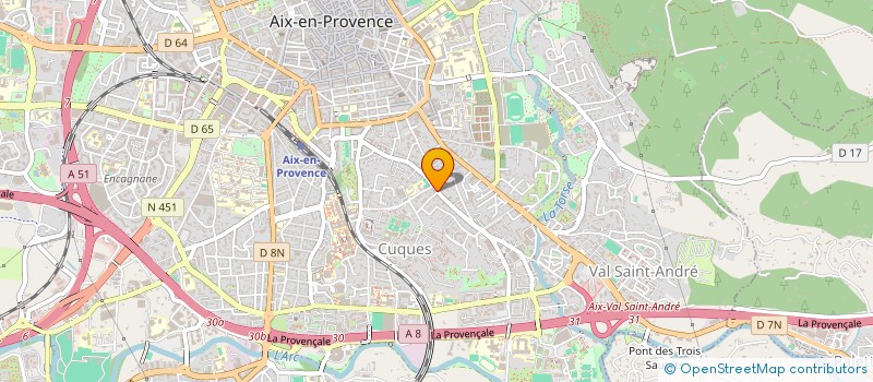 localisation de l'entreprise MONSIEUR PAUL COTHENET à AIX-EN-PROVENCE