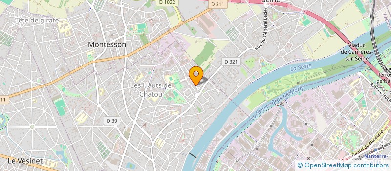 localisation de l'entreprise MONSIEUR PAUL COUCHOT  CHATOU