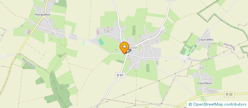 localisation de l'entreprise MONSIEUR PAUL COUDEVILLE  AIGNEVILLE