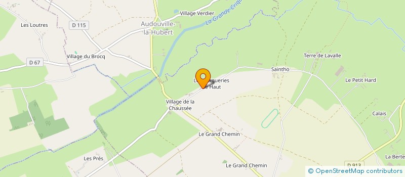 localisation de l'entreprise MONSIEUR PAUL COUILLARD  SAINTE-MARIE-DU-MONT