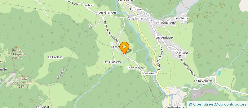 localisation de l'entreprise MONSIEUR PAUL COUNET  VACHERESSE