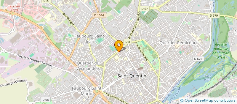 localisation de l'entreprise MONSIEUR PAUL COUPAIN  SAINT-QUENTIN