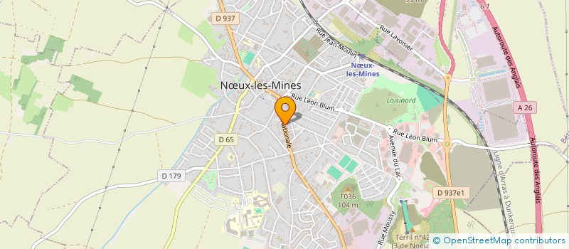 localisation de l'entreprise MONSIEUR PAUL COUPET  NUX-LES-MINES