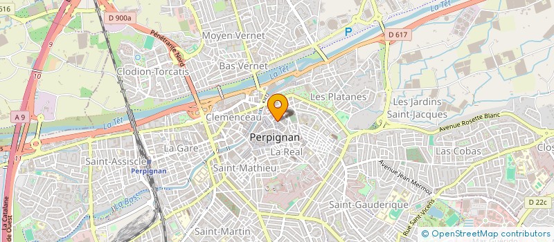 localisation de l'entreprise MONSIEUR PAUL COUPET à PERPIGNAN