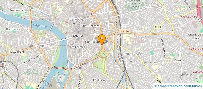 localisation de l'entreprise MONSIEUR PAUL COURDESSES à TOULOUSE