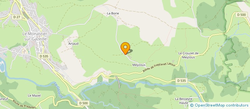 localisation de l'entreprise MONSIEUR PAUL COURIOL à LE MONASTIER-SUR-GAZEILLE