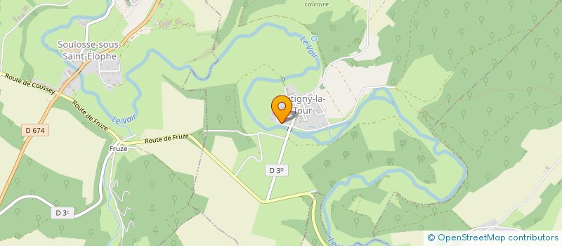 localisation de l'entreprise MONSIEUR PAUL COURTEAUX  AUTIGNY-LA-TOUR