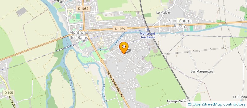 localisation de l'entreprise MONSIEUR PAUL COURTHALIAC  MONTROND-LES-BAINS