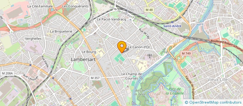 localisation de l'entreprise MONSIEUR PAUL COURTOIS à LAMBERSART