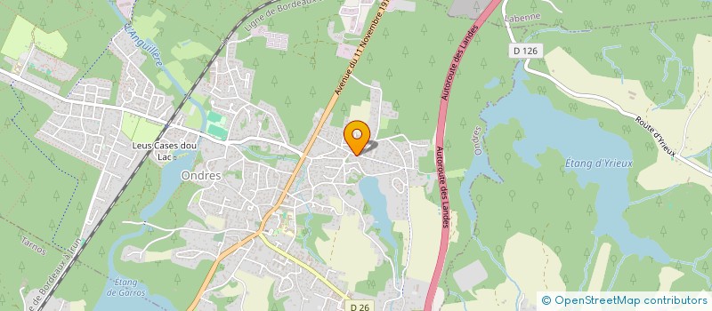 localisation de l'entreprise MONSIEUR PAUL COURTOIS  ONDRES