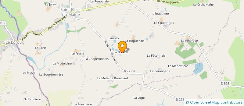 localisation de l'entreprise MONSIEUR PAUL COUSIN  SAINT-ELLIER-DU-MAINE