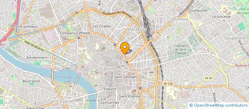 localisation de l'entreprise MONSIEUR PAUL CREUSVAUX à TOULOUSE