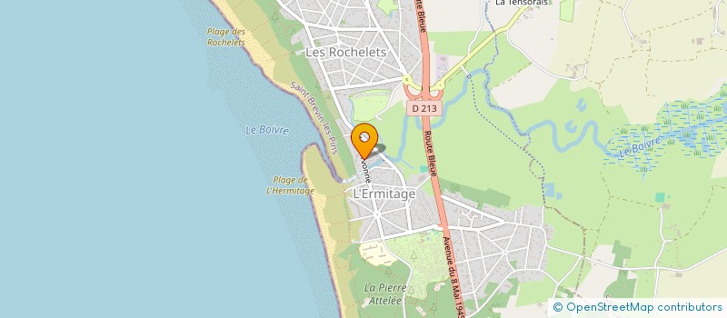 localisation de l'entreprise MONSIEUR PAUL CRISON à SAINT-BREVIN-LES-PINS