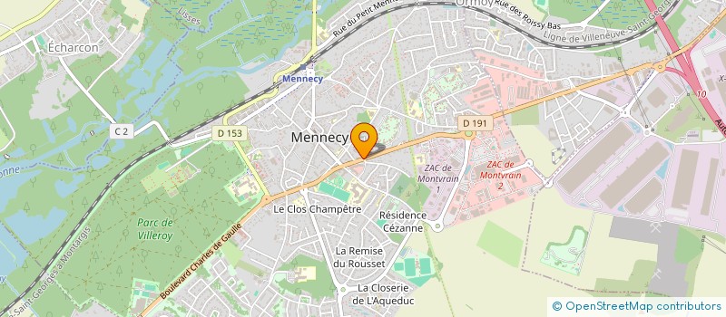 localisation de l'entreprise MONSIEUR PAUL-CRISTIAN BANC à MENNECY