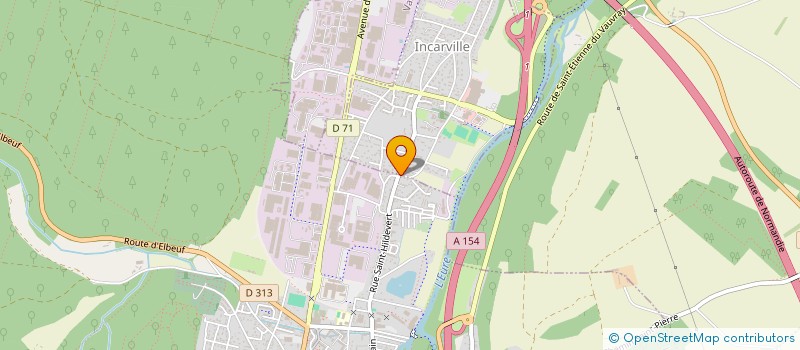 localisation de l'entreprise MONSIEUR PAUL CROUIN  INCARVILLE