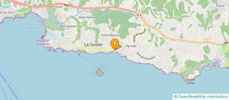 localisation de l'entreprise MONSIEUR PAUL CUSTOS à LE GOSIER